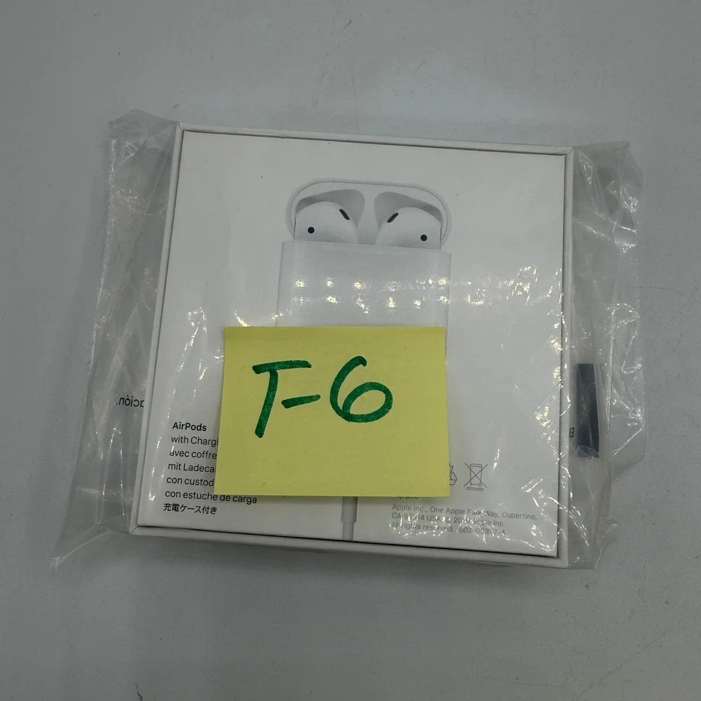 Apple AirPods 2nd Gen Empty Box with Manual MV7N2AM/A A2032 A2031 A1602 White